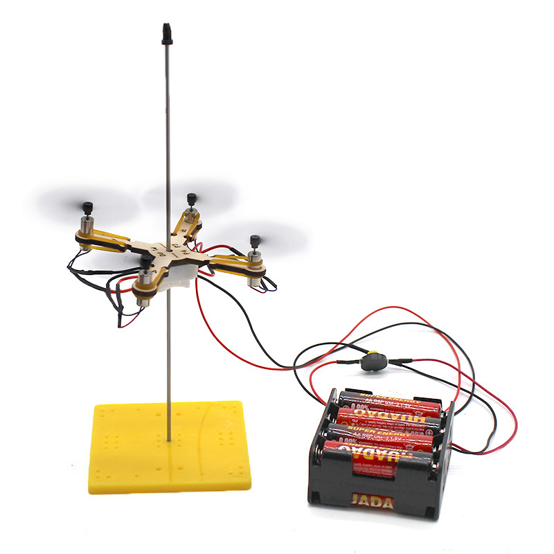 Science Diy Model - 1PCS DIY Drone รุ่นเด็กของเล่นวิทยาศาสตร์เทคโนโลยีฟิสิกส์สอนเฮลิคอปเตอร์เกมการเรียนรู้ของเล่นเพื่อการศึกษาเด็ก