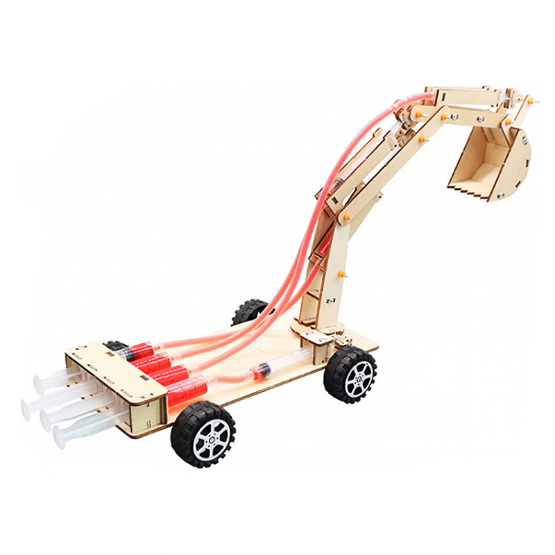Handmade รถขุดไฮดรอลิก DIY นัก - Science Diy Model บทวิจารณ์และราคา
