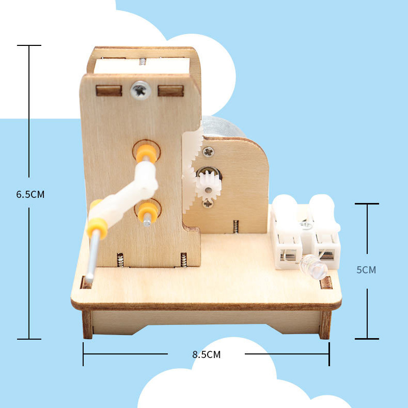 DIY Mini Hand Generator DIY กา - Science Diy Model บทวิจารณ์และราคา