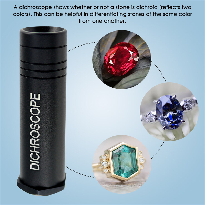 เครื่องมือตรวจสอบอัญมณีแบบไดโค - Spectroscope Handheld บทวิจารณ์และราคา