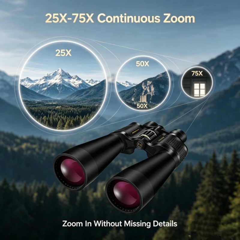 กล้องส่องทางไกล BORWOLF 25-75X - National Geographic Telescope 70Mm บทวิจารณ์และราคา