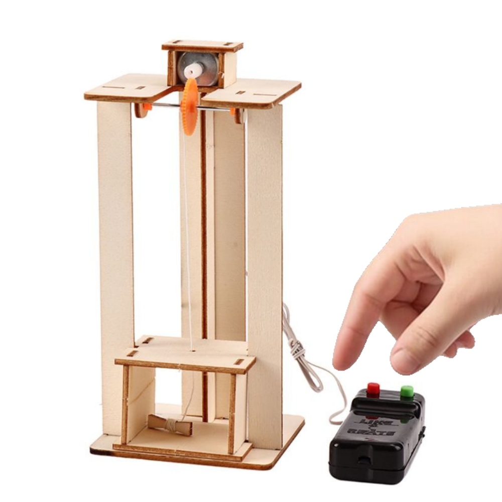 DIY ลิฟต์ไฟฟ้าแบบจำลองของเล่นป - Science Diy Model บทวิจารณ์และราคา