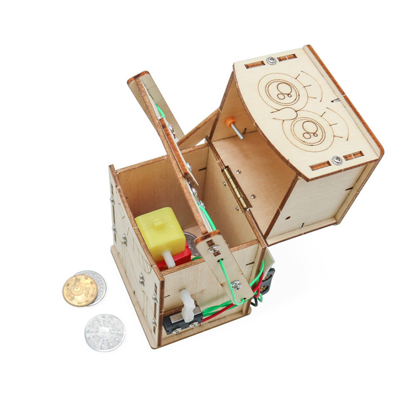 ไม้ไฟฟ้าขับเคลื่อนกินเหรียญหุ่ - Science Diy Model บทวิจารณ์และราคา