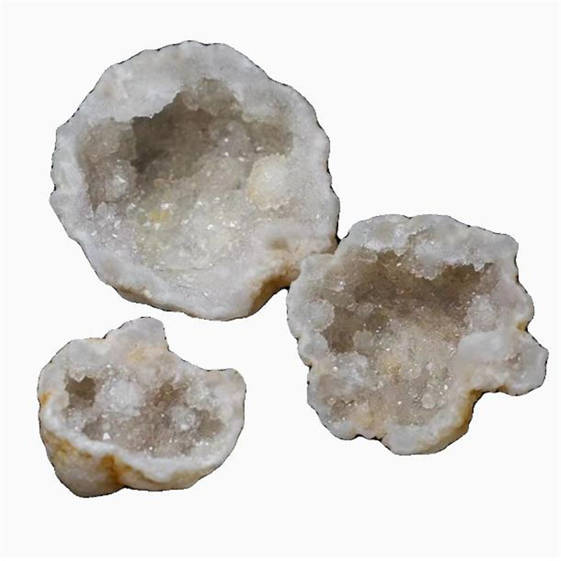 หินอาเกตธรรมชาติแบบยังไม่เปิดฝ - Geode Crystal Break บทวิจารณ์และราคา