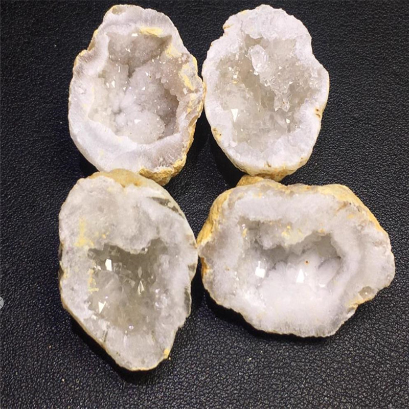 หินอาเกตธรรมชาติแบบยังไม่เปิดฝ - Geode Crystal Break บทวิจารณ์และราคา